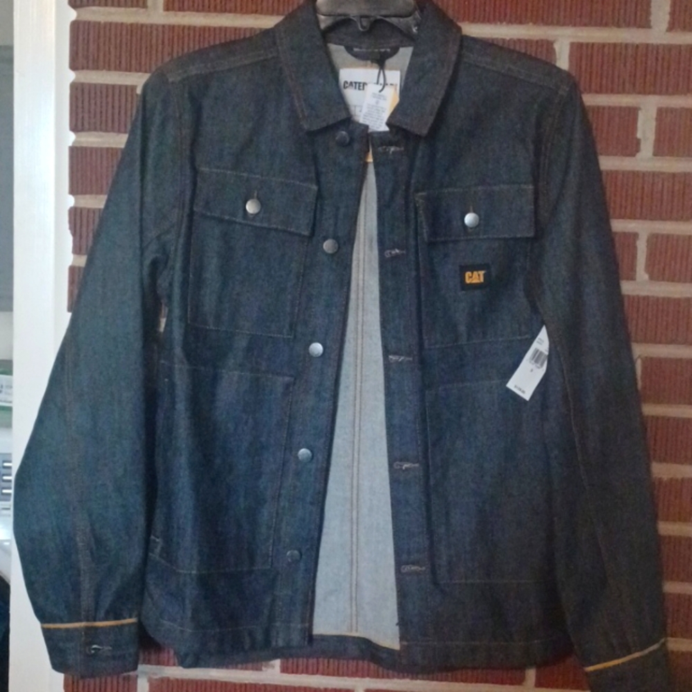 Caterpillar Indigo color NWT Jean Jacket